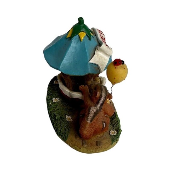 Vtg Charming Teeny Tiny Tails Fitz & Floyd The Ticket Booth 80/2 Mouse Figurine - Picture 6 of 8